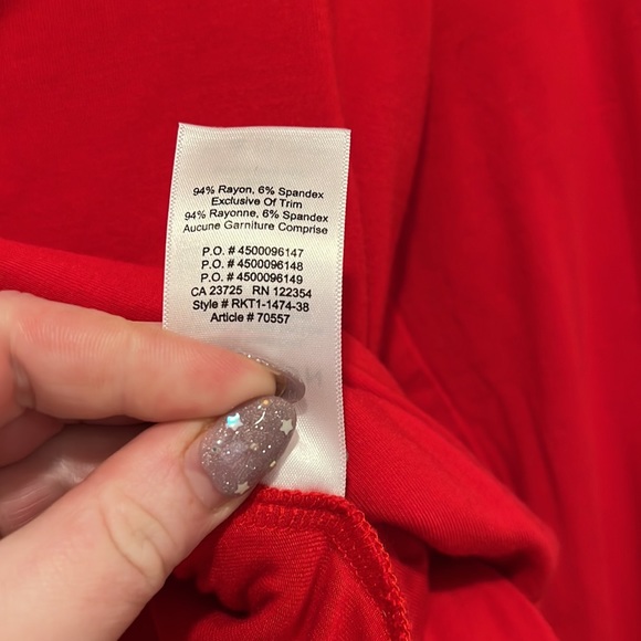 Babaton long sleeve tie front top - Picture 3 of 4